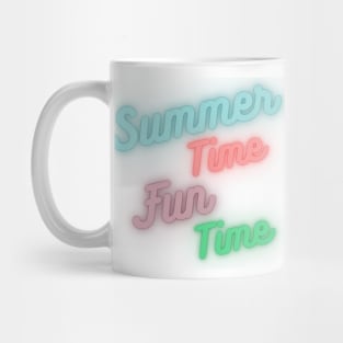 Summer Time, Fun Time. Fun Summer, Beach, Sand, Surf Design. Mug